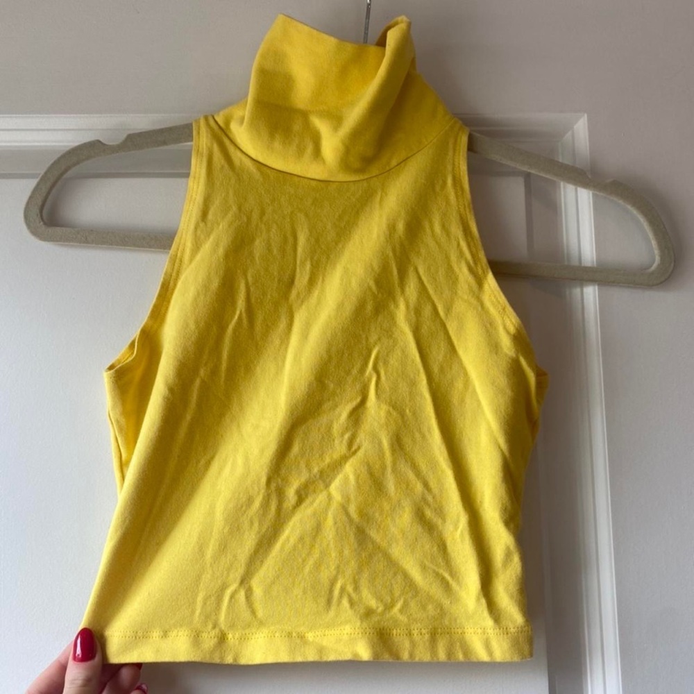 American Apparel mock neck top